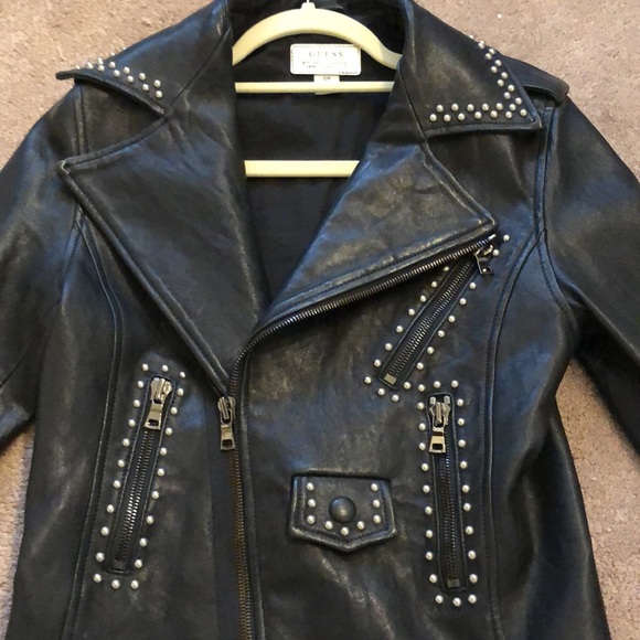 Guess Jackets & Blazers - Guess Lather Jacket